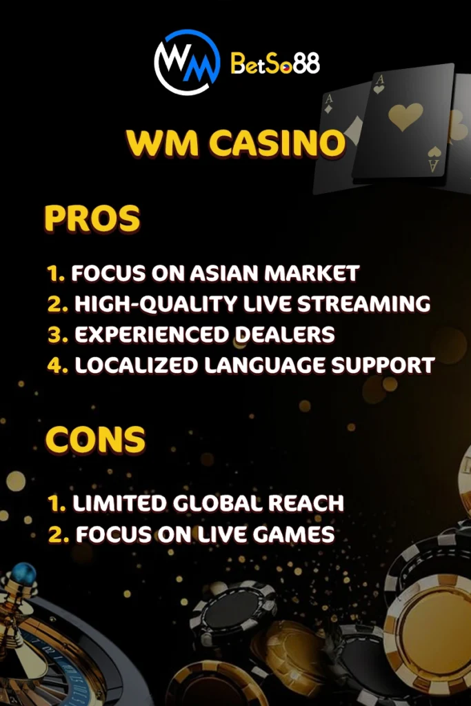 747 Live game provider - WM Casino at BETSO88